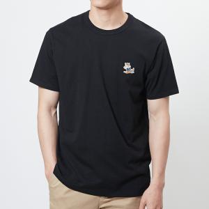 メゾンキツネ MAISON KITSUNE メンズ Tシャツ DRESSED FOX PATCH KM00102KJ0008 (P199 BLACK)の商品画像