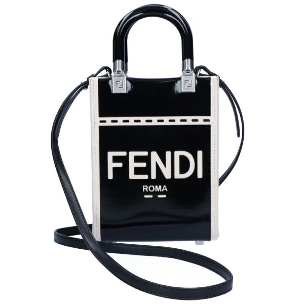 フェンディ FENDI 2WAYバッグ サンシャイン ショッパー 8BS051 ANT7 ブラック(...