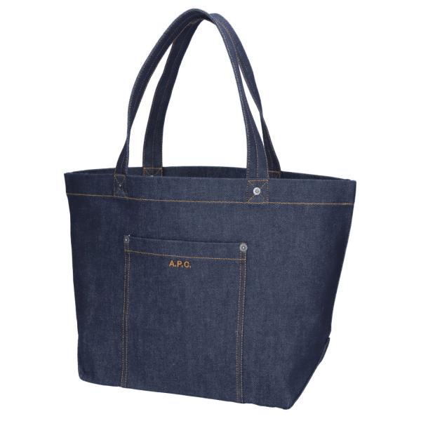 アーペーセー A.P.C. トートバッグ TOTE THAIS COCSX M61832 ブルー系(...