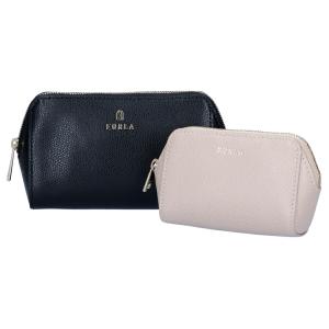 FURLA（フルラ） コスメポーチ 化粧ポーチ レディース レザー カメリア