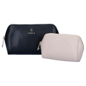 フルラ FURLA ポーチセット FURLA CAMELIA WE00453 ARE000 ブラック×ベージュ(BBR00 NERO+BALLERINA)｜e-cross