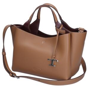 【並行輸入品】 トッズ TOD’S 2WAYバッグ レザーバッグ ミニ MINIサイズ Tタイムレス XBWAPAFL100 QRI ブラウン