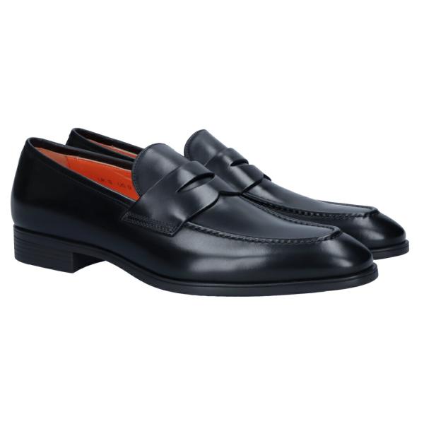 サントーニ SANTONI メンズ ローファーシューズ PENNY LOAFER ペニーローファー ...