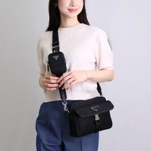 Prada ブラック ショルダーバッグ PRADA 【お取り寄せ】 プラダ ショルダーバッグ SACCA 1BC073