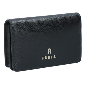 フルラ FURLA カードケース 名刺入れ FURLA CRYSTAL WP00408 ARE060 ブラック BUSINESS CARD CASE｜e-cross