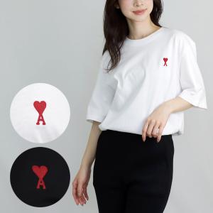 アミパリス AMI PARIS ユニセックス メンズ レディース 半袖Tシャツ RED AMI DE COEUR BFUTS005.726｜e-cross