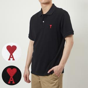 アミパリス AMI PARIS メンズ 半袖 ポロシャツ AMI DE COEUR POLO SHIRT BFUPL001.760｜e-cross