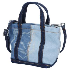 【美品】メゾンキツネ　トートバッグ　フォックスヘッド　デニム　大容量　2way 楽天市場】Maison Kitsune メゾンキツネ Fox Head Medium Denim