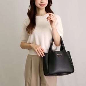 PRADA トートバッグ SHOPPING 1BG335 2DKV ライトグレー スモール レザー トートバッグ | PRADA
