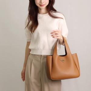 【お取り寄せ】 【並行輸入品】 プラダ PRADA トートバッグ SOFT GRAIN 1BG335 2CYS F03BH CARAMEL