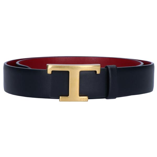 【並行輸入品】 トッズ TOD’S レディース ベルト リバーシブル Tタイムレス XCWTSB10...