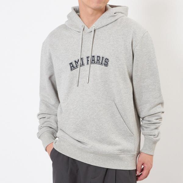 【並行輸入品】 アミパリス AMI PARIS メンズ レディース スウェット パーカー フーディー...