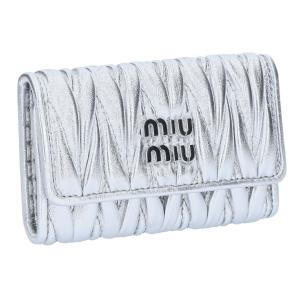 miu miu（ミュウミュウ） 只今決算セール キーケース シルバー 5PG004