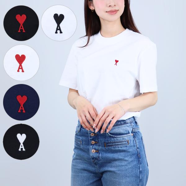 【並行輸入品】 アミパリス AMI PARIS ユニセックス メンズ レディース 半袖Tシャツ QU...