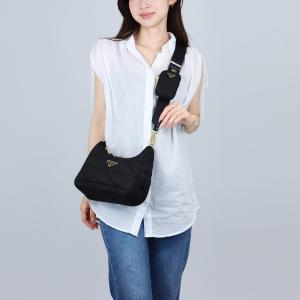 PRADAショルダーバッグ プラダ ショルダーバッグ メンズ ブラック PRADA 2VD034 V XOP 2DMH