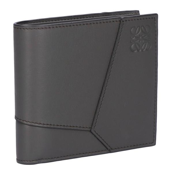 【並行輸入品】 ロエベ LOEWE メンズ 折財布 二つ折財布 小銭入れ付き パズルエッジ C510...