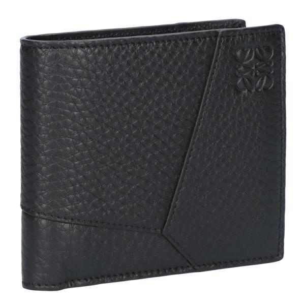 【並行輸入品】 ロエベ LOEWE メンズ 折財布 二つ折財布 小銭入れ付き パズルエッジ C510...