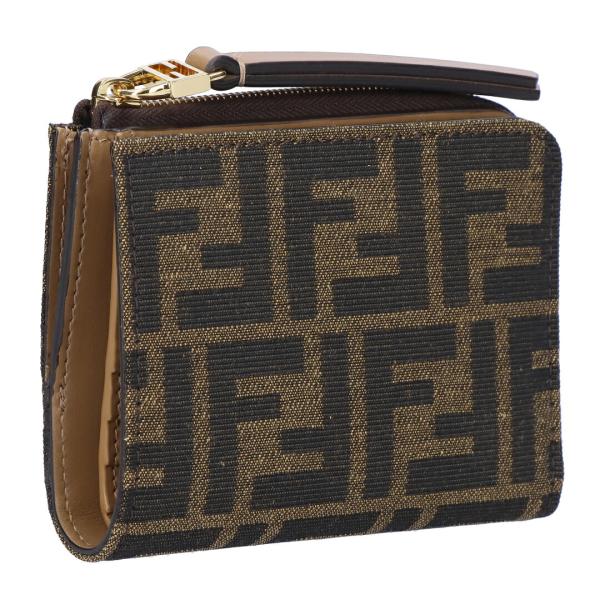 【並行輸入品】 フェンディ FENDI 折財布 二つ折り財布 ZUCCA JAGUARD 8M051...