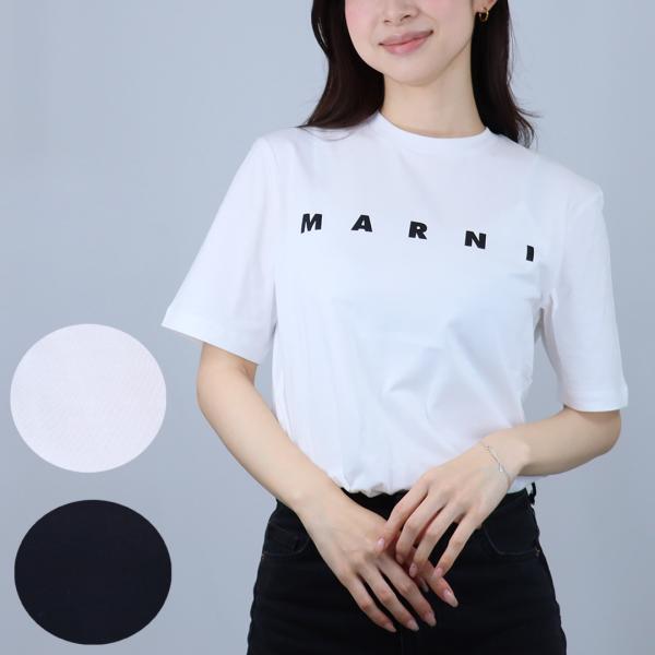 【並行輸入品】 マルニ MARNI キッズ レディース Tシャツ クルーネック ロゴTシャツ MT2...