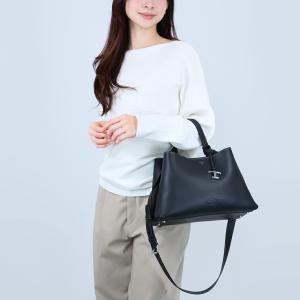 【並行輸入品】 トッズ TODS 2WAYバッグ Tタイムレス XBWAPAJ0200 QRI B999 レザー バッグ スモール
