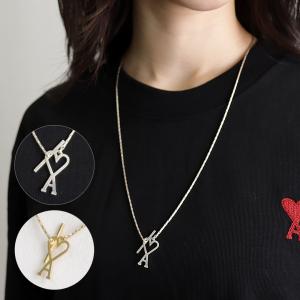 アミパリス　ami ハート A モチーフ ネックレスUJW923.361 902 Ami De Coeur ペンダント ネックレス シルバー | AMI PARIS