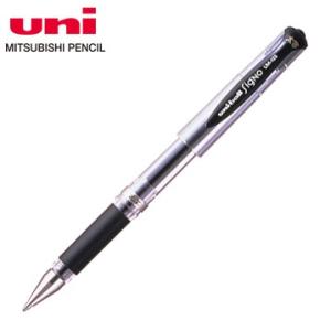 三菱鉛筆 uni ユニボール シグノ 太字 1.0mm 黒 水性ボールペン (UM-153) 【ゆう...