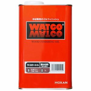 ワトコオイル 1L エボニー W-10 北三 HOXAN 木材専用オイルフィニッシュ WATCO WOOD FINISHING OIL｜e-daiku(イーダイク)Yahoo!店