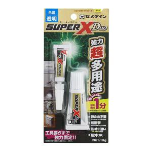 セメダイン スーパーX デュオ Duo 13g 透明 AX-231 接着剤 瞬間
