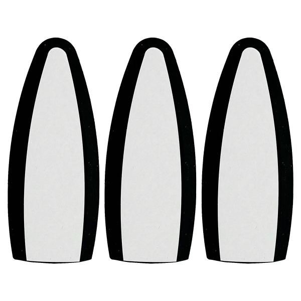 コーキング 仕上げヘラ 円熟 替えゴム NBR系発砲ゴム ブラック 5mm KO-EGB ×3個 ハ...