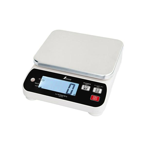 デジタルはかり 2000g WP 防水防塵 取引証明以外用 70036 シンワ測定 デジタル 秤 デ...