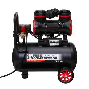 静音 オイルレス エアーコンプレッサー 100v 38L EWS-38 シンセイ