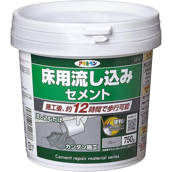 床用流し込みセメント グレー 750g C014 アサヒペン Cement Repair Mater...