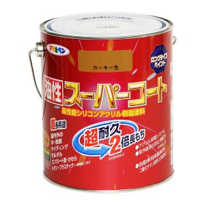 アサヒペン 塗料 油性高耐久アクリルトタン用α 3kg ニュークリーム
