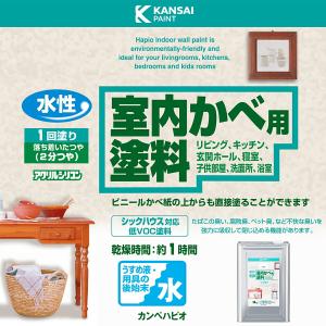 塗料 水性室内かべ用塗料 14kg クリーム ...の詳細画像1