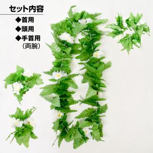フラダンス衣装 レイ 3点セット ハワイアン ...の詳細画像2