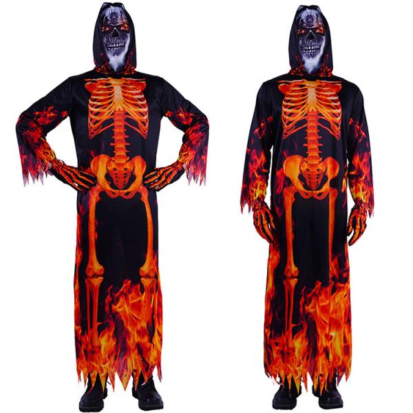 悪魔 あくま ホラー 骸骨 ハロウィン 衣装 Men's 男性用 メンズ用 ハロウィーン 王様ハロウ...