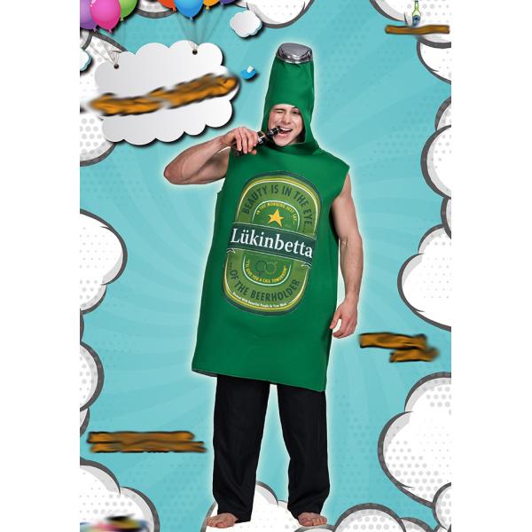 Men's ハロウィン 衣装 ボトル  ビールの空き瓶  ビールコスプレ ビール男性用 メンズ用  ...