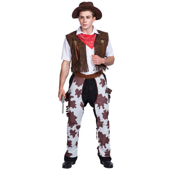 Men's ハロウィン 衣装 西部カウボーイに変身  男性用 メンズ用  ハロウィーン 王様ハロウィ...