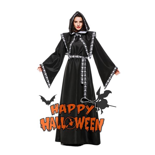 M〜XLハロウィン衣装 カップル 女性用 神聖なるシスター コスプレ 修道女 コスチューム  ハロウ...