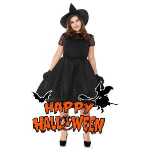 大きいサイズM〜XXXL ハロウィン衣装 大人用 女性用 ドレス  witch 巫女 ウィッチガール...