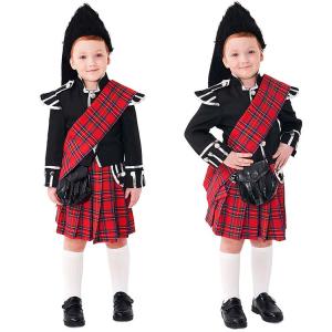 送料無料 ハロウィン衣装 子供用 スコットランド 民族衣装 男の子 女の子 KIDS キッズ ハロウィン衣装 幼稚園ハロウィン衣装 最新 コスチューム ハロウィーン