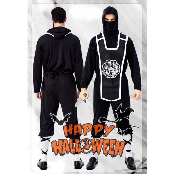 Men's ハロウィン 衣装  大人用  忍者 男性用 メンズ用 忍者 ハロウィーン 王様ハロウィン...