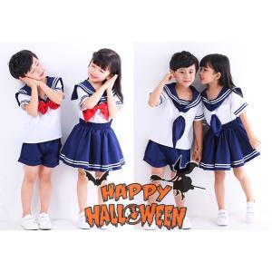 子供ハロウィン衣装子供 女の子 男の子 学生服 セーラー服  水兵服  海軍  キッズ ハロウィン衣...