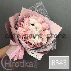 スタンディング ソープフラワー 造花 花束 ア...の詳細画像1