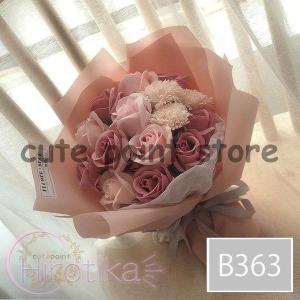 スタンディング ソープフラワー 造花 花束 ア...の詳細画像2