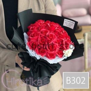 スタンディング ソープフラワー 造花 花束 ア...の詳細画像3