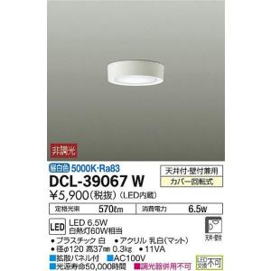 大光電機 LED小型シーリングライト （電球色） DCL-39067Y （白