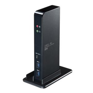 サンワサプライ　USB-CVDK4　タブレットスタンド付き4K対応USB3.1ドッキングステーション｜e-dennet