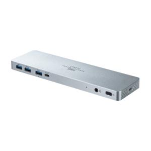 サンワサプライ　USB-CVDK6　USB Type-C専用ドッキングステーション(HDMI/DisplayPort対応・PD対応)｜e-dennet