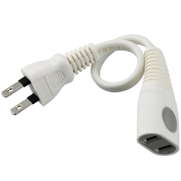 電源タップ HS-T1451W 増設できるUSBチャージャー専用延長コード 15cm オーム電機